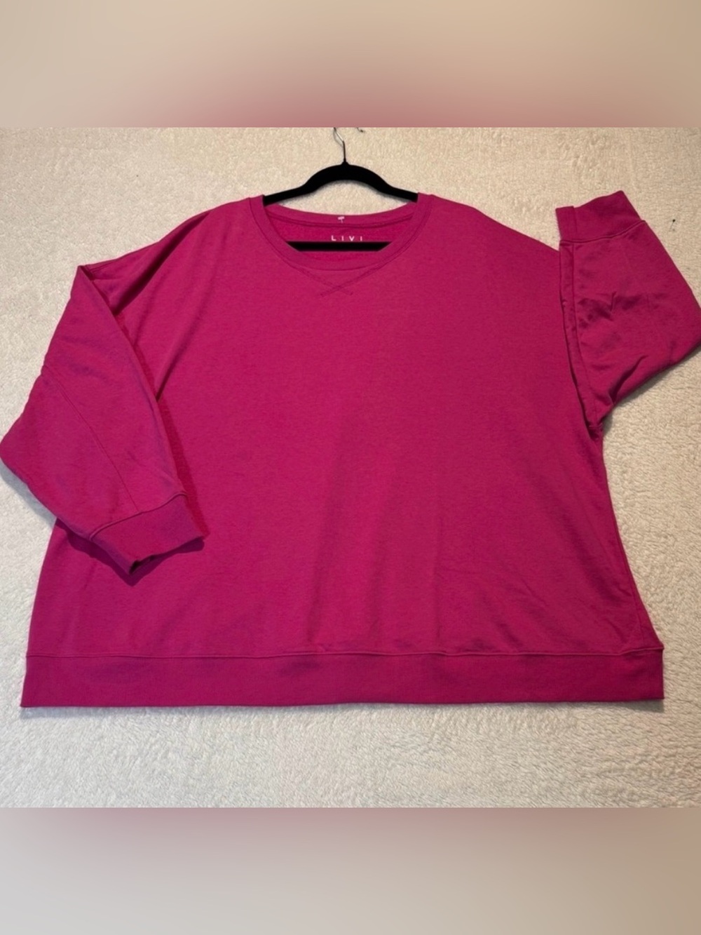 Livi For Lane Bryant Sweatshirt Size 26/28 Pink New